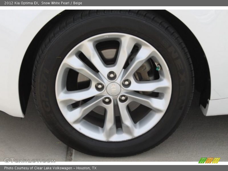 Snow White Pearl / Beige 2012 Kia Optima EX