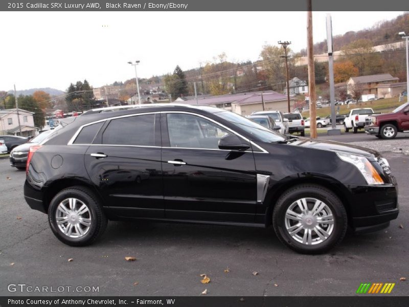 Black Raven / Ebony/Ebony 2015 Cadillac SRX Luxury AWD