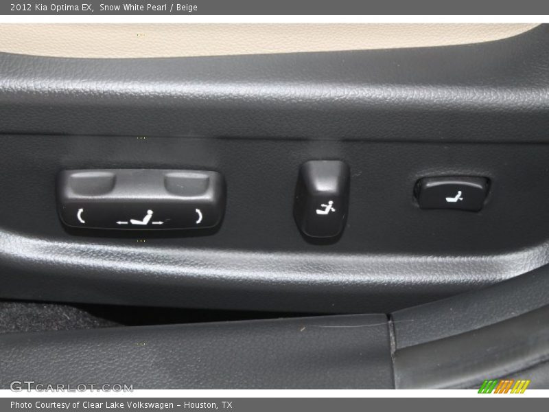 Snow White Pearl / Beige 2012 Kia Optima EX