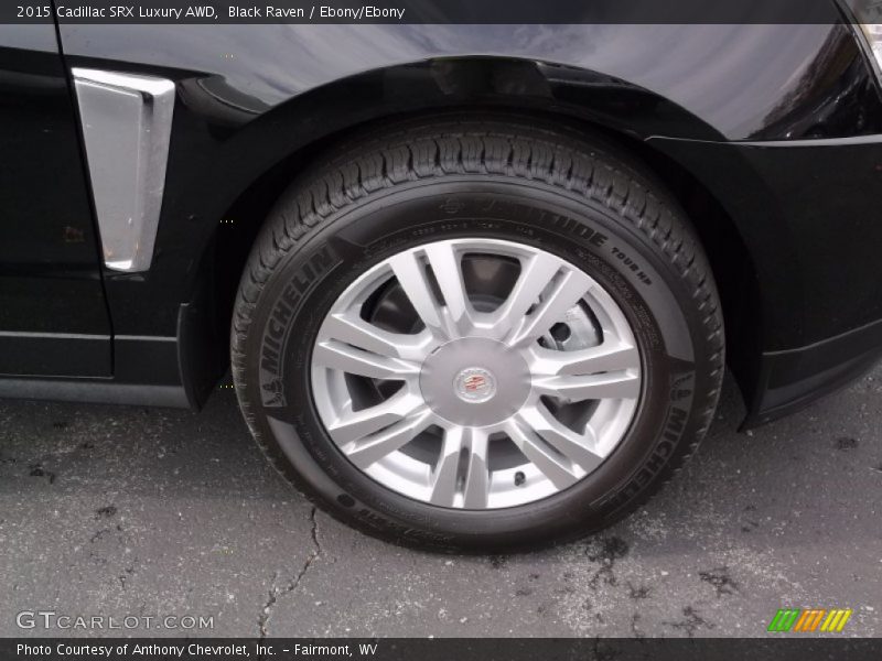 Black Raven / Ebony/Ebony 2015 Cadillac SRX Luxury AWD