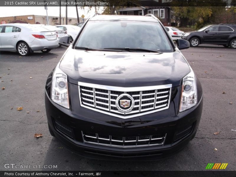 Black Raven / Ebony/Ebony 2015 Cadillac SRX Luxury AWD