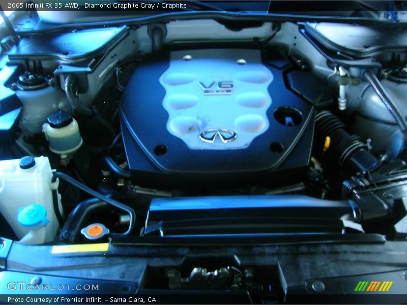 Diamond Graphite Gray / Graphite 2005 Infiniti FX 35 AWD