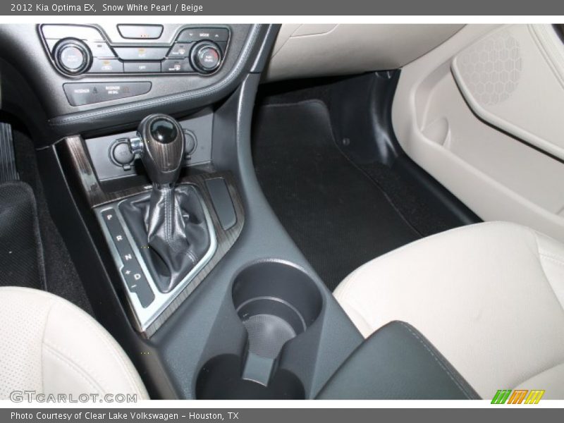 Snow White Pearl / Beige 2012 Kia Optima EX