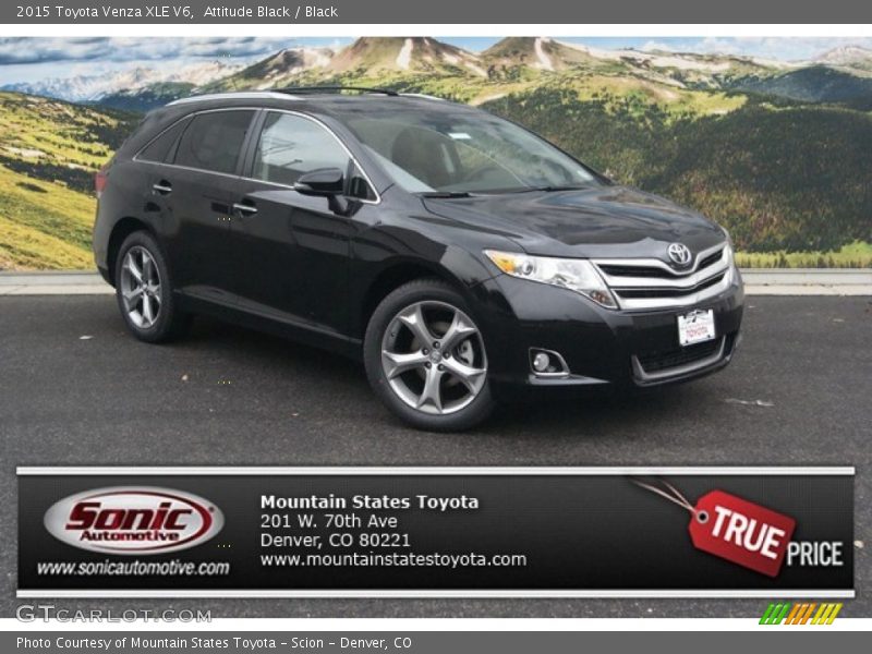 Attitude Black / Black 2015 Toyota Venza XLE V6