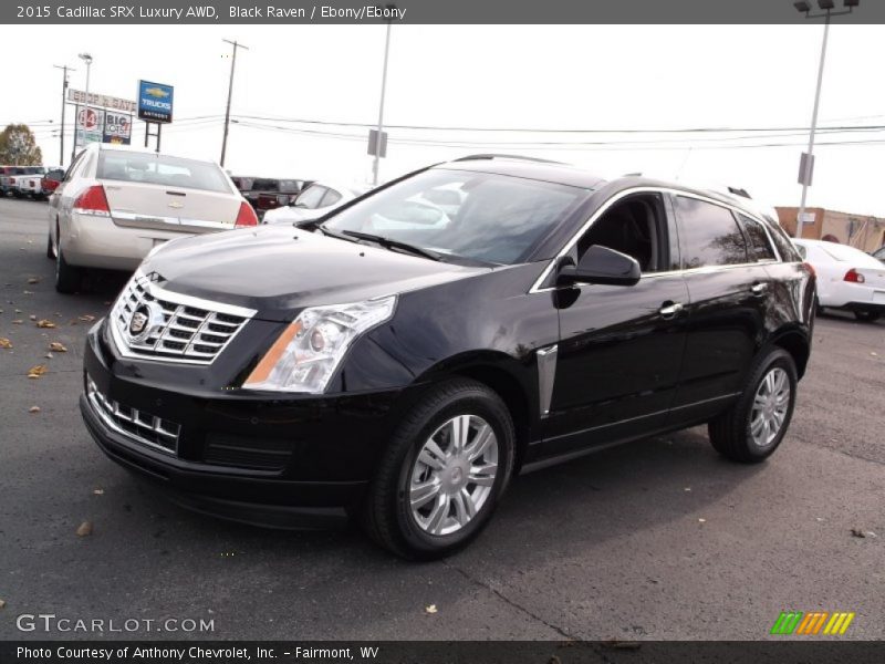 Black Raven / Ebony/Ebony 2015 Cadillac SRX Luxury AWD