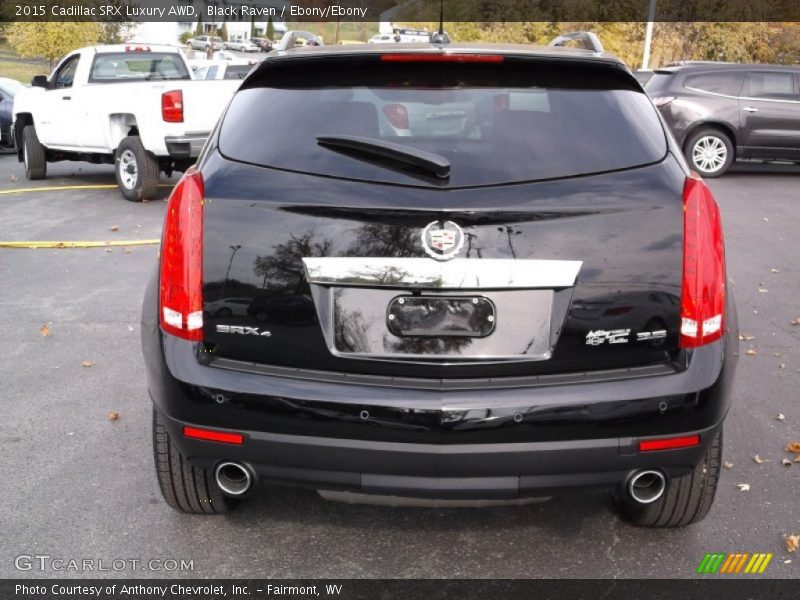 Black Raven / Ebony/Ebony 2015 Cadillac SRX Luxury AWD