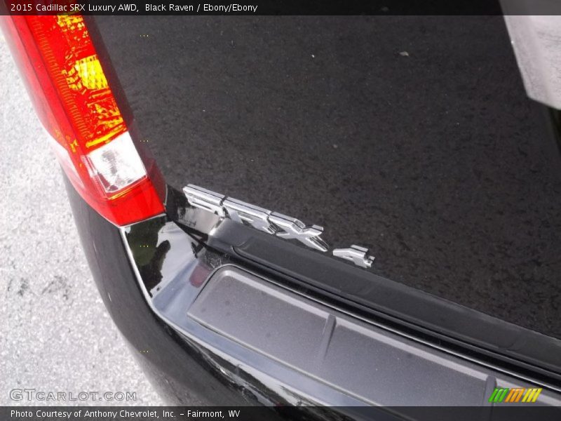 Black Raven / Ebony/Ebony 2015 Cadillac SRX Luxury AWD