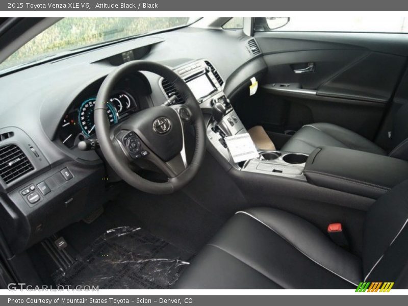 Black Interior - 2015 Venza XLE V6 