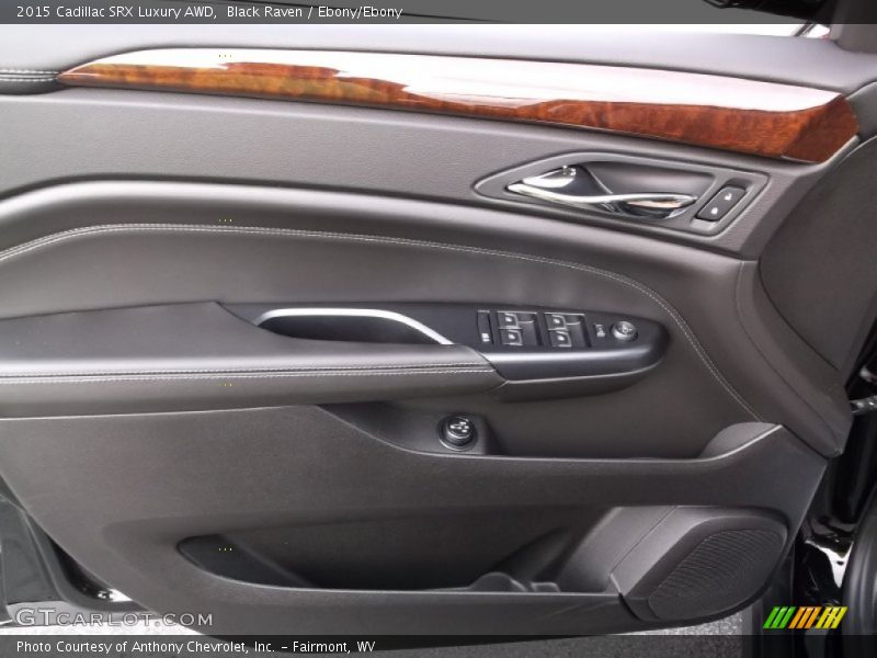 Black Raven / Ebony/Ebony 2015 Cadillac SRX Luxury AWD
