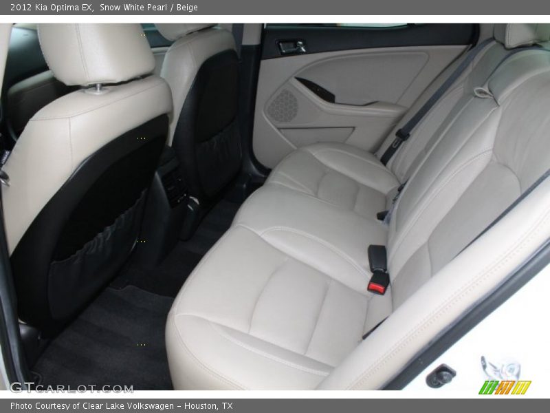 Snow White Pearl / Beige 2012 Kia Optima EX