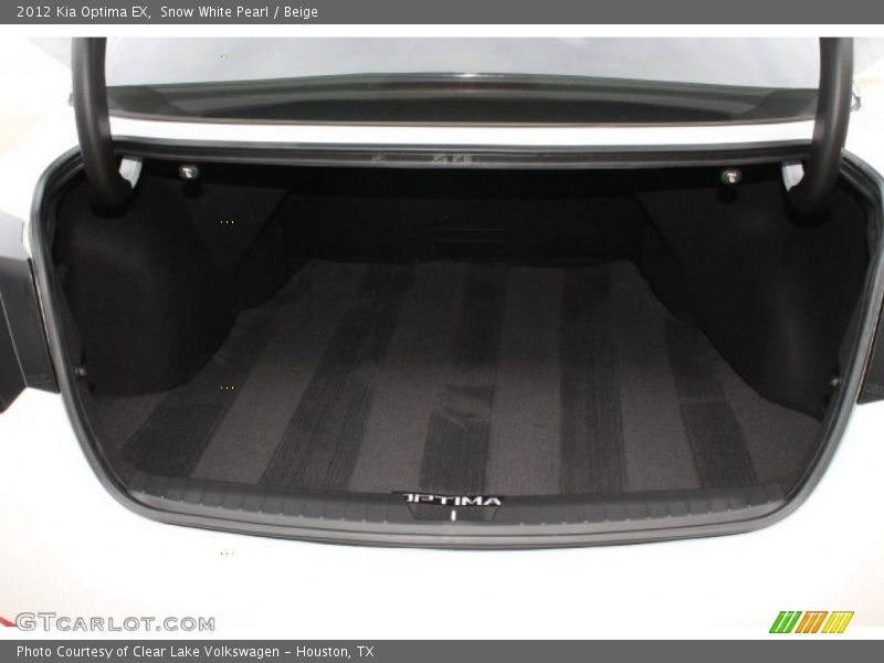 Snow White Pearl / Beige 2012 Kia Optima EX
