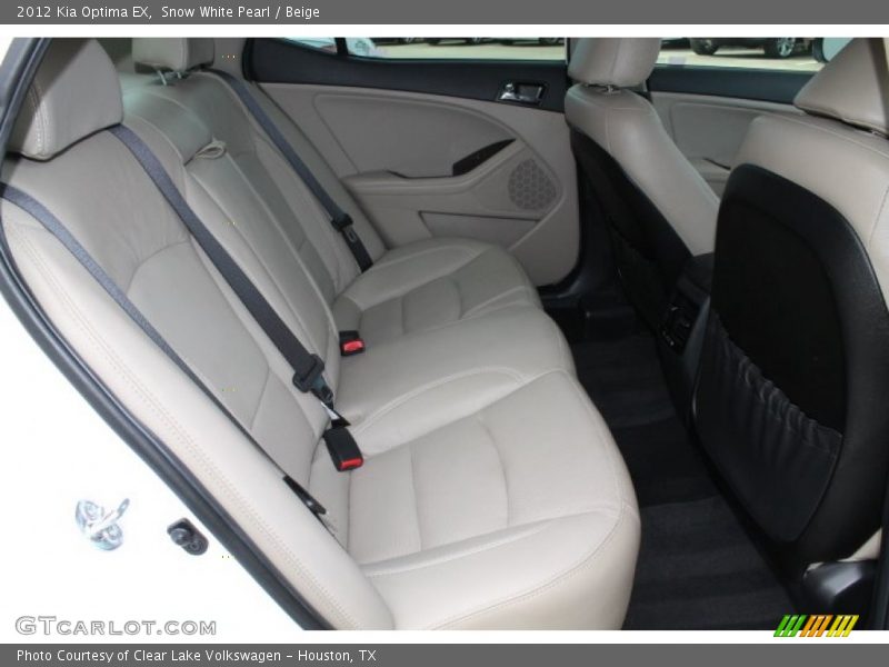Snow White Pearl / Beige 2012 Kia Optima EX