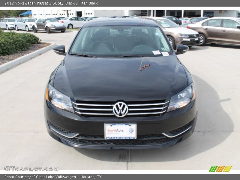 Black / Titan Black 2012 Volkswagen Passat 2.5L SE