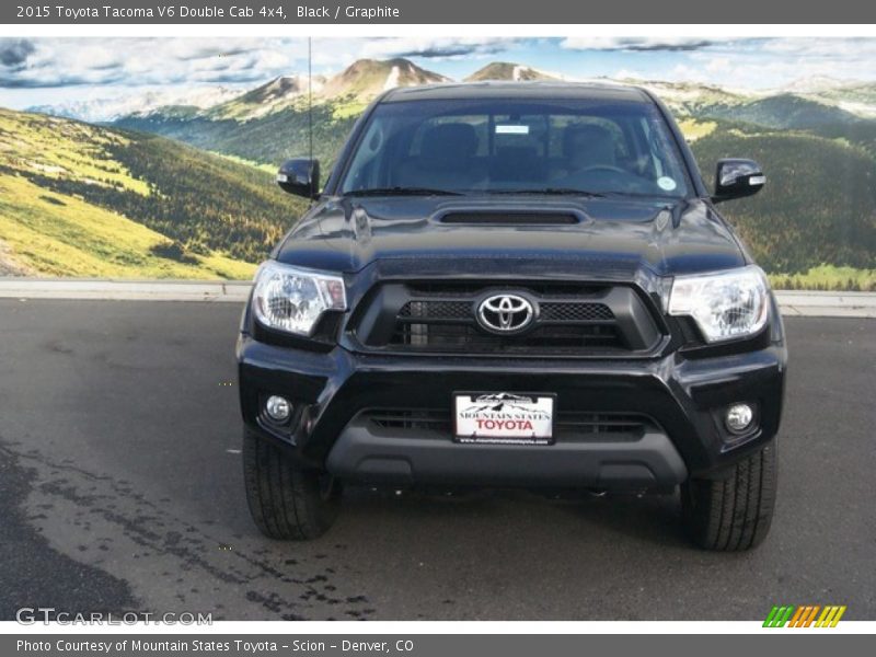Black / Graphite 2015 Toyota Tacoma V6 Double Cab 4x4