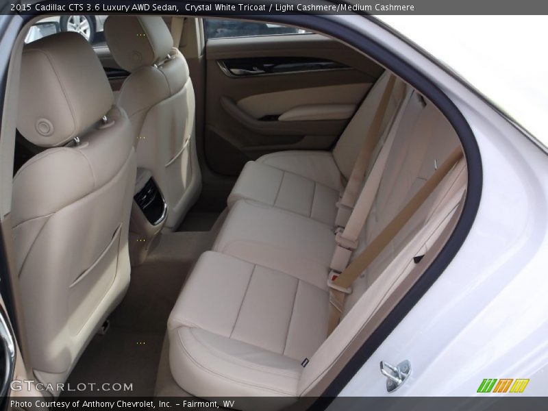 Rear Seat of 2015 CTS 3.6 Luxury AWD Sedan