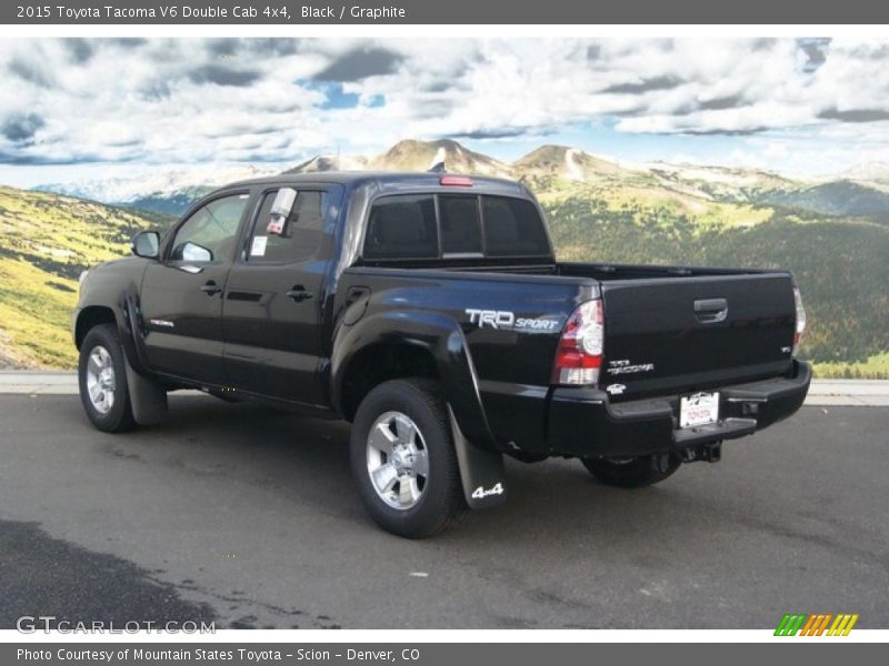 Black / Graphite 2015 Toyota Tacoma V6 Double Cab 4x4