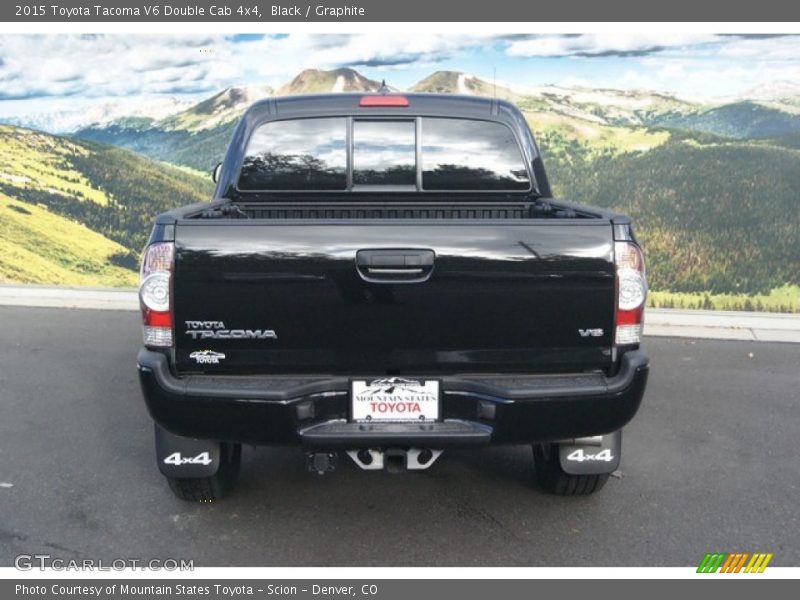 Black / Graphite 2015 Toyota Tacoma V6 Double Cab 4x4