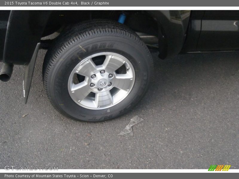 Black / Graphite 2015 Toyota Tacoma V6 Double Cab 4x4