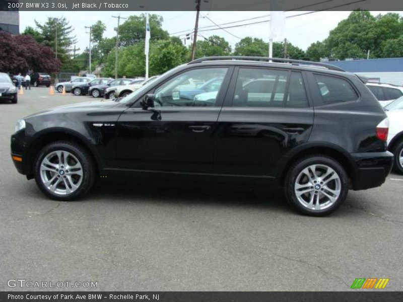 Jet Black / Tobacco 2007 BMW X3 3.0si