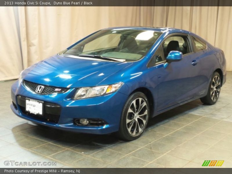 Dyno Blue Pearl / Black 2013 Honda Civic Si Coupe