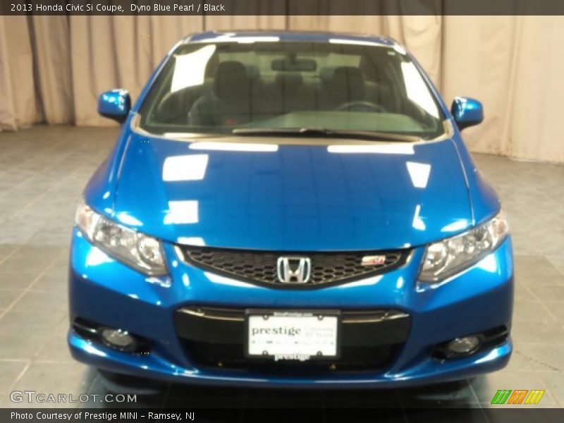 Dyno Blue Pearl / Black 2013 Honda Civic Si Coupe