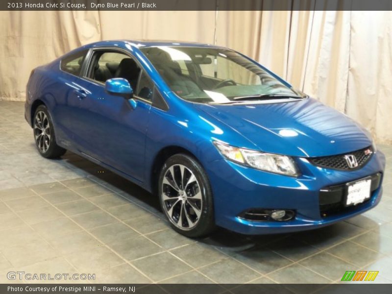 Dyno Blue Pearl / Black 2013 Honda Civic Si Coupe