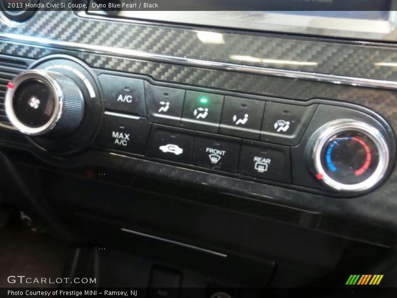 Dyno Blue Pearl / Black 2013 Honda Civic Si Coupe