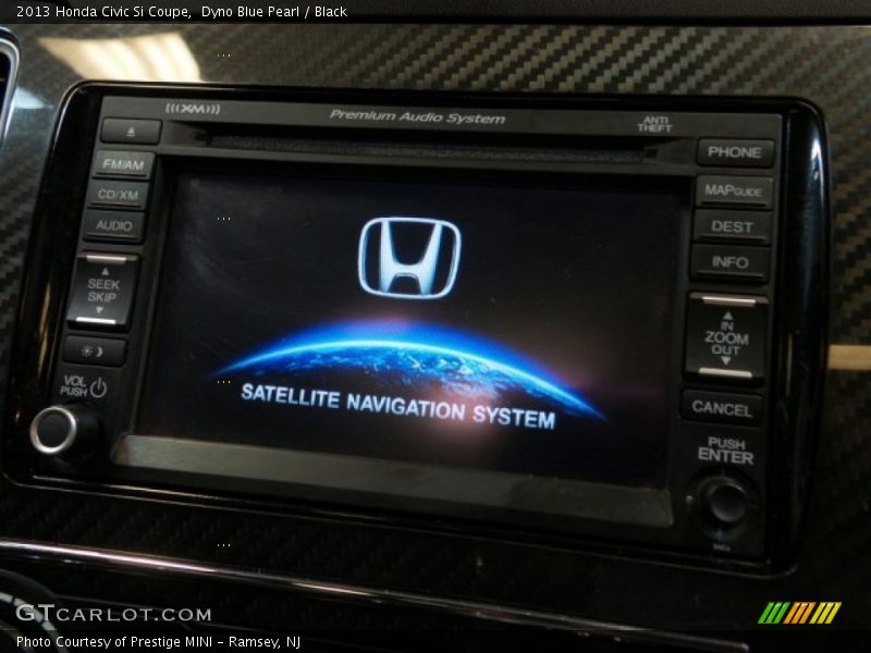 Dyno Blue Pearl / Black 2013 Honda Civic Si Coupe