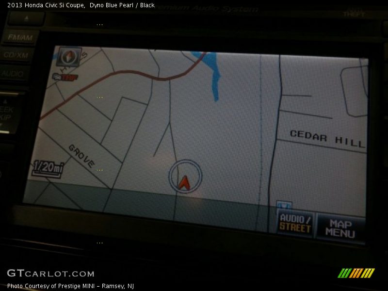 Dyno Blue Pearl / Black 2013 Honda Civic Si Coupe
