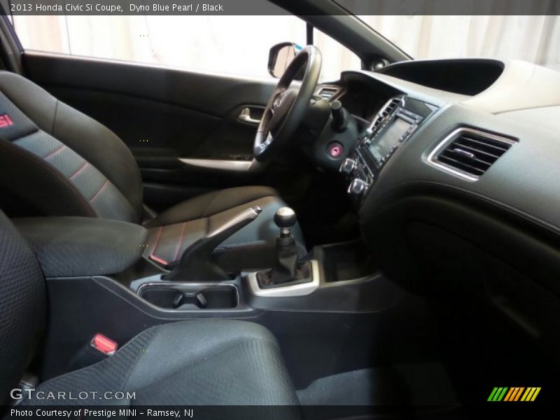 Dyno Blue Pearl / Black 2013 Honda Civic Si Coupe