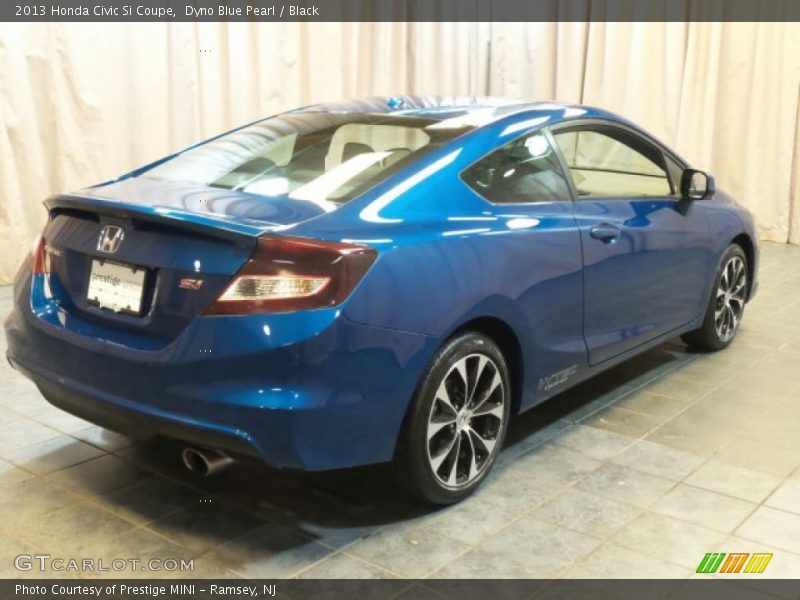Dyno Blue Pearl / Black 2013 Honda Civic Si Coupe