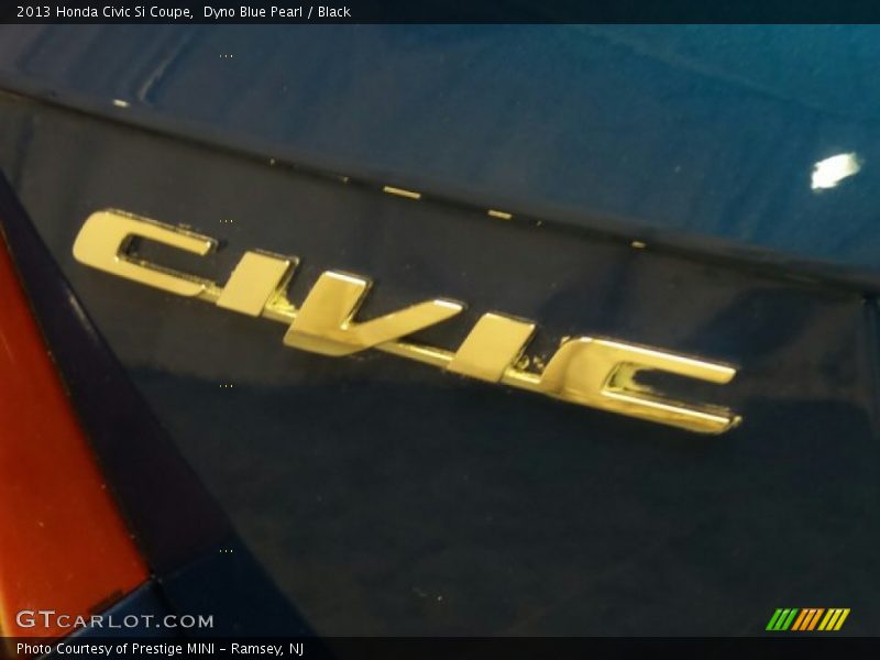 Dyno Blue Pearl / Black 2013 Honda Civic Si Coupe
