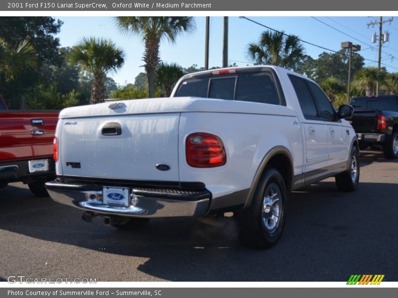 Oxford White / Medium Parchment 2001 Ford F150 Lariat SuperCrew