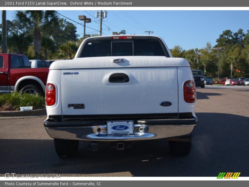 Oxford White / Medium Parchment 2001 Ford F150 Lariat SuperCrew
