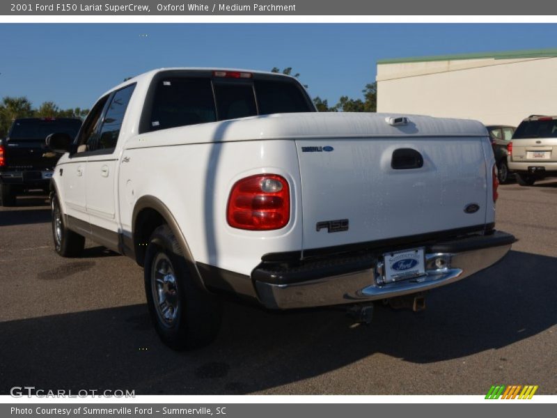 Oxford White / Medium Parchment 2001 Ford F150 Lariat SuperCrew