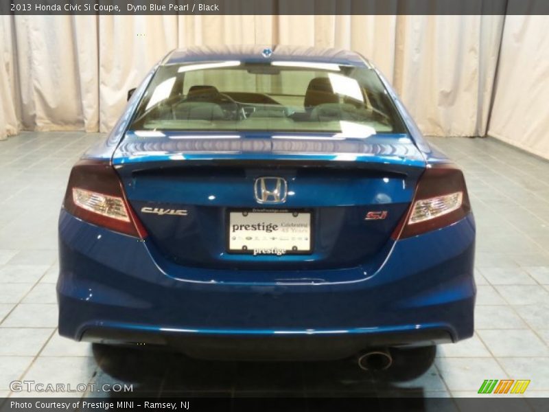 Dyno Blue Pearl / Black 2013 Honda Civic Si Coupe