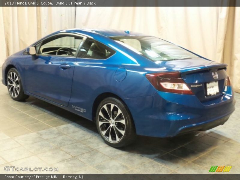 Dyno Blue Pearl / Black 2013 Honda Civic Si Coupe