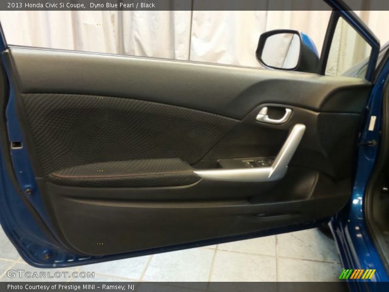 Dyno Blue Pearl / Black 2013 Honda Civic Si Coupe
