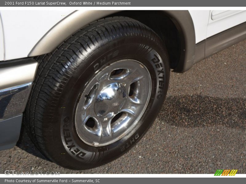 Oxford White / Medium Parchment 2001 Ford F150 Lariat SuperCrew