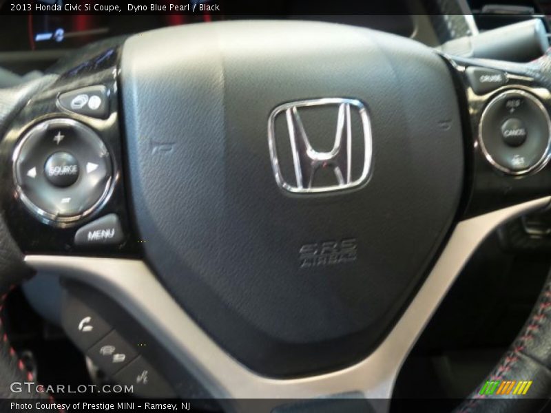 Dyno Blue Pearl / Black 2013 Honda Civic Si Coupe