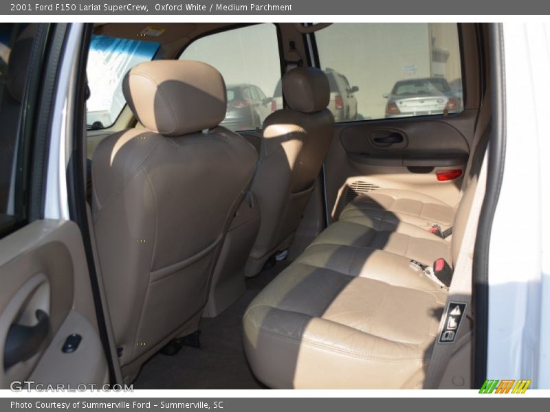 Oxford White / Medium Parchment 2001 Ford F150 Lariat SuperCrew