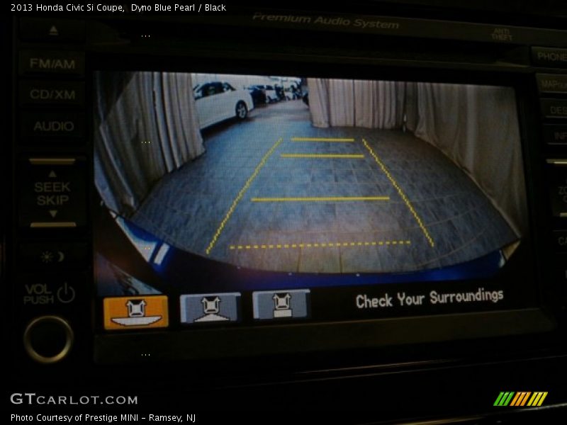 Dyno Blue Pearl / Black 2013 Honda Civic Si Coupe