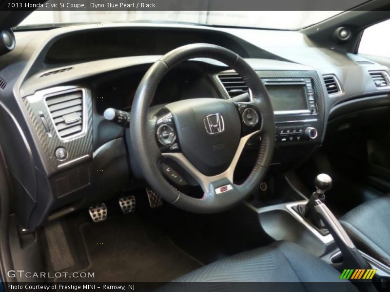 Dyno Blue Pearl / Black 2013 Honda Civic Si Coupe