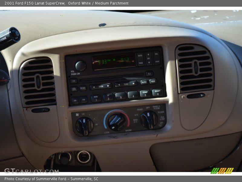 Oxford White / Medium Parchment 2001 Ford F150 Lariat SuperCrew