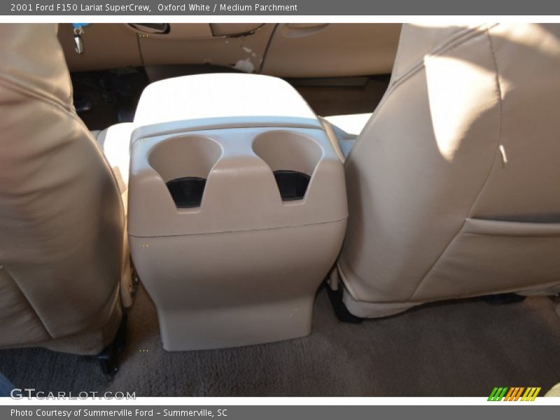 Oxford White / Medium Parchment 2001 Ford F150 Lariat SuperCrew