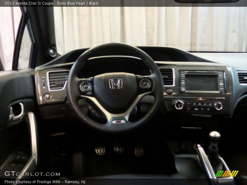 Dyno Blue Pearl / Black 2013 Honda Civic Si Coupe