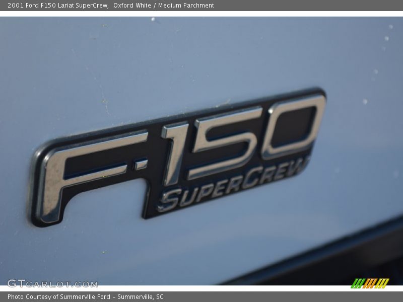 Oxford White / Medium Parchment 2001 Ford F150 Lariat SuperCrew