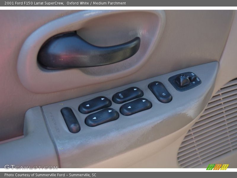 Oxford White / Medium Parchment 2001 Ford F150 Lariat SuperCrew