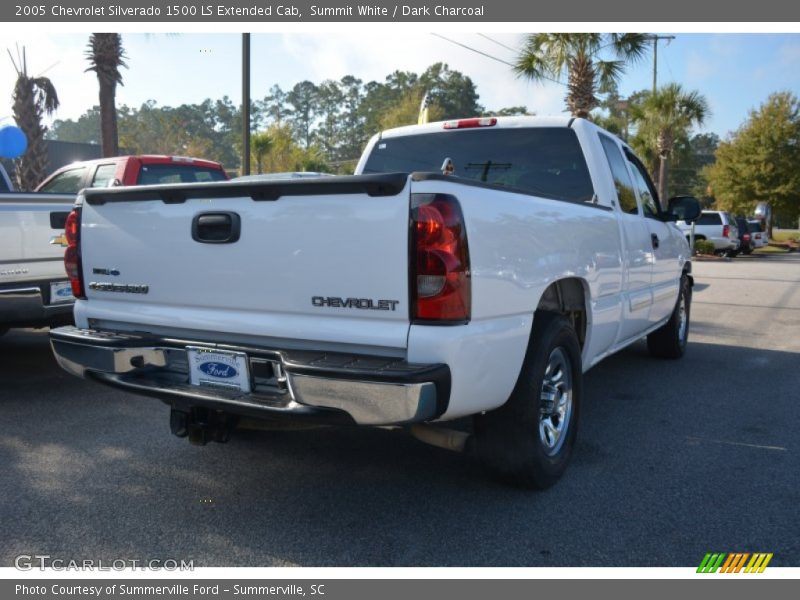 Summit White / Dark Charcoal 2005 Chevrolet Silverado 1500 LS Extended Cab
