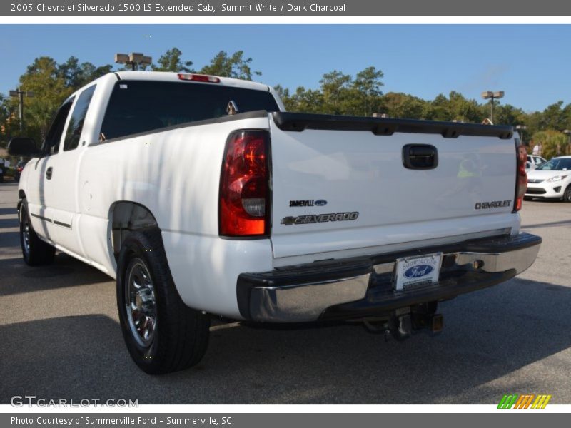 Summit White / Dark Charcoal 2005 Chevrolet Silverado 1500 LS Extended Cab